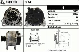 BKN 940950 - Alternador