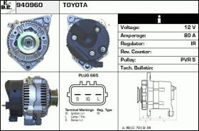 BKN 940960 - ALTERNADOR TOYOTA